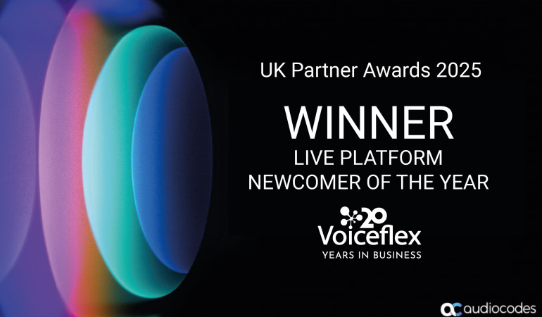 Voiceflex Live Platform Newcomer of the Year