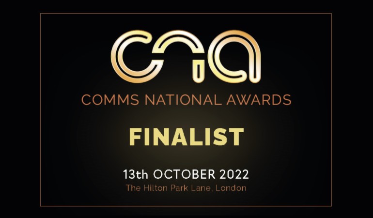 Voiceflex named finalist at Comms National Awards 2022
