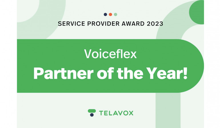 Voiceflex - Telavox Partner of the Year